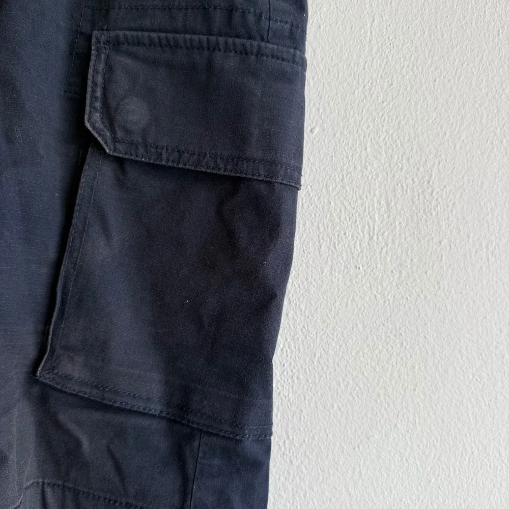 Nautica Flex Classic Fit Mens Size 42W Navy Blue Cargo Shorts Stretch Utility
